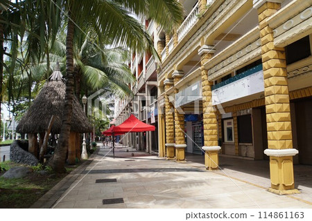 Papeete's main street, Tahiti 114861163