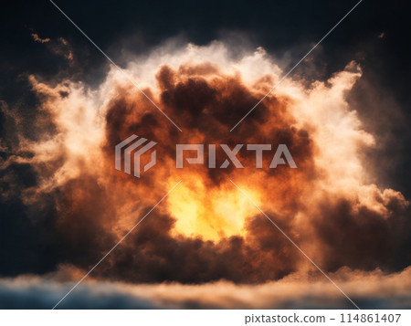 強烈的熱風和爆炸性噪音[AI生成的圖像] 114861407