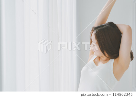 起床時的伸展運動 114862345