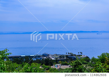 淡路夢舞台 - 從散步庭園眺望千州山與淡路交流港② 淡路夢舞台 - 從散步庭園眺望千州山與淡路交流港② 114862608