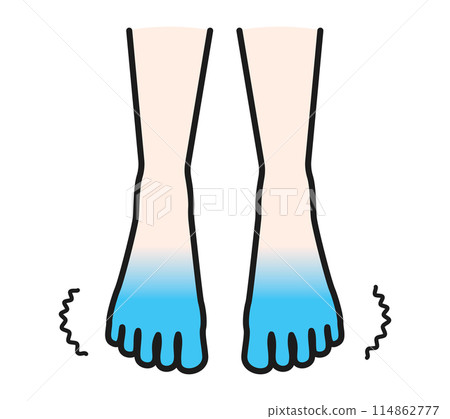 腳端冷的插圖 114862777