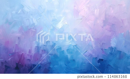 淺藍色和紫色油畫背景_1 114863168