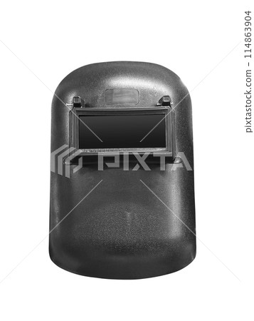 Welding mask isolated on white background Welding mask isolated on white background 114863904
