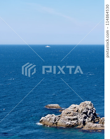 Hokkaido Blue Sea Island Takemi Coast Hokkaido Blue Sea Island Takemi Coast 114864530