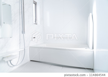 未使用的帶扶手的浴缸 114864544