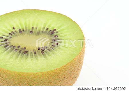 Cut kiwi fruit 114864692