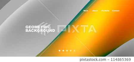 Colorful flowing shapes, wave lines with neon gradients. Vector Illustration For Wallpaper, Banner, Background, Card, Book Illustration, landing page Colorful flowing shapes, wave lines with neon gradients. Vector Illustration For Wallpaper, Banner, Background, Card, Book Illustration, landing page 114865369