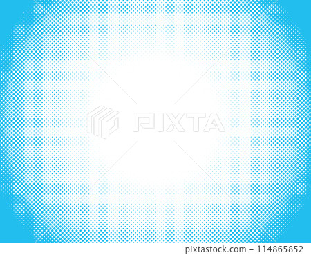 Halftone frame background blue 114865852