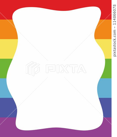 Rainbow color lines and white frame background vector,copy space,banner and wallpaper,LGBTQ flag Pride month symbol of lesbian Gay Bisexual Transgender. Vertical frame. Rainbow color lines and white frame background vector,copy space,banner and wallpaper,LGBTQ flag Pride month symbol of lesbian Gay Bisexual Transgender. Vertical frame. 114866078