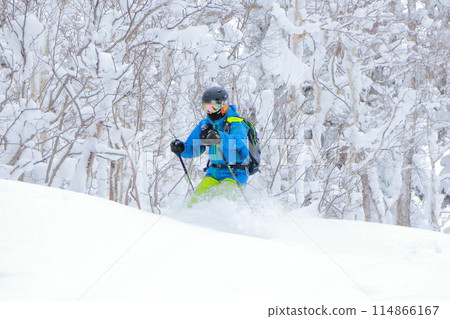 Backcountry skiing Backcountry skiing 114866167