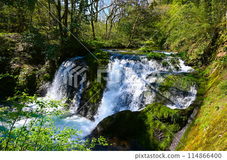 益留瀑布 小松市 114866400