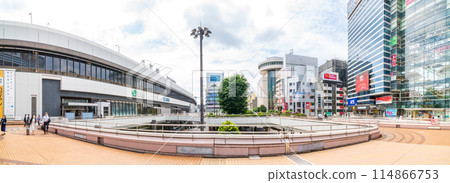 Scenery of the west exit of JR Omiya Station in Saitama Prefecture Scenery of the west exit of JR Omiya Station in Saitama Prefecture 114866753