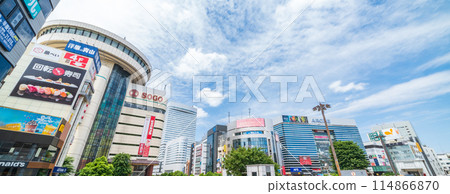 Scenery of the west exit of JR Omiya Station in Saitama Prefecture Scenery of the west exit of JR Omiya Station in Saitama Prefecture 114866870