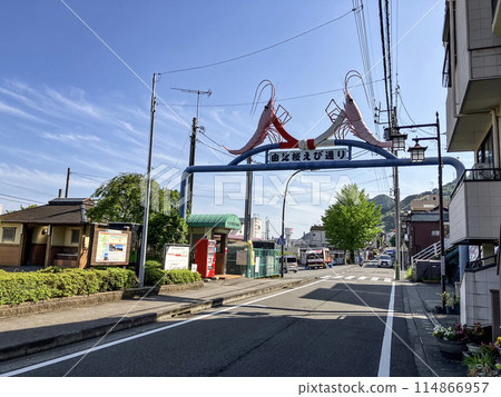 靜岡市清水區靜岡市唯櫻美街的拱形招牌 114866957