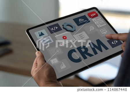 Business Customer CRM Management Analysis Service Concept management 114867448