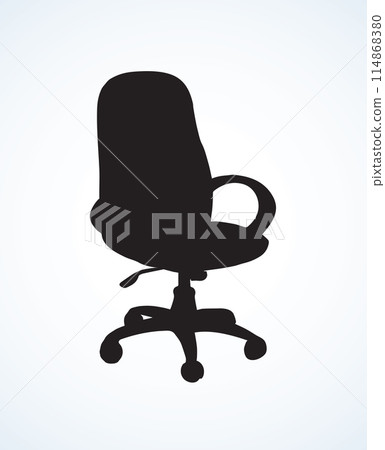 Vector illustration. Office Chair 114868380