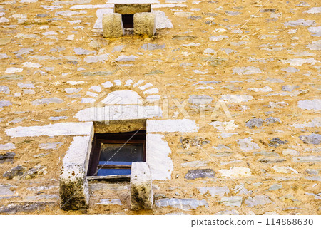 Tower houses in Vathia Greece Mani Peninsula 114868630