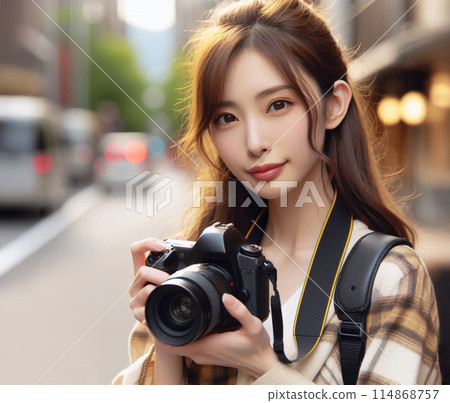 攝影師正在享受快照 114868757
