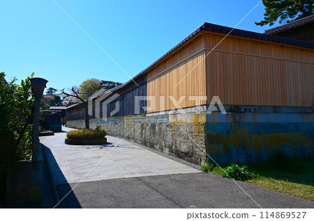 加賀市加賀橋北前船主村街景 加賀市加賀橋北前船主村街景 114869527