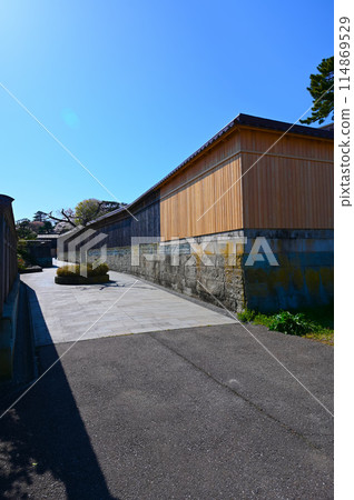 加賀市加賀橋北前船主村街景 加賀市加賀橋北前船主村街景 114869529