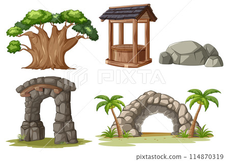 Various Natural and Constructed Landscapes Various Natural and Constructed Landscapes 114870319