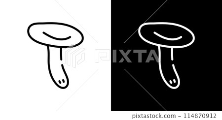 Chichitake蘑菇的簡單線條畫圖標 114870912