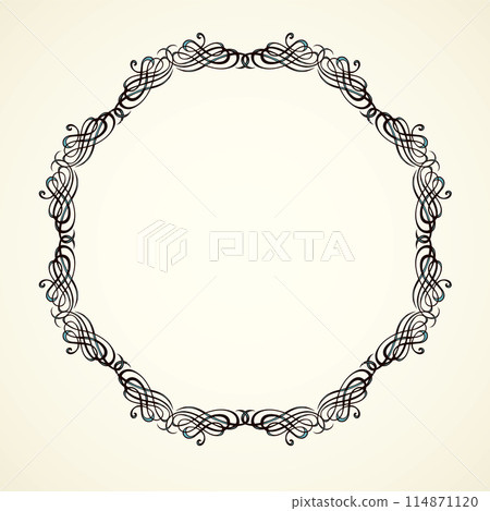 Vignette. Vector drawing Vignette. Vector drawing 114871120