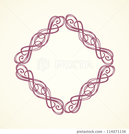 Vignette. Vector drawing 114871136