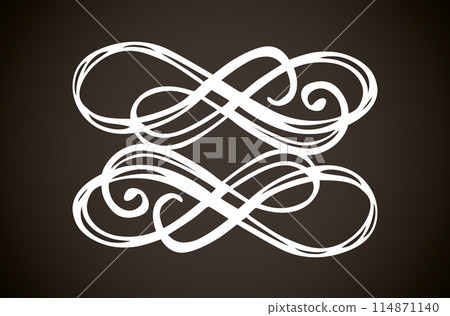 Vignette. Vector drawing 114871140
