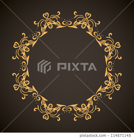 Vignette. Vector drawing 114871148