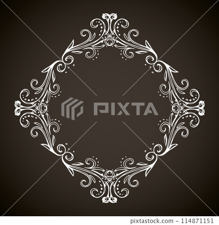 Vignette. Vector drawing 114871151