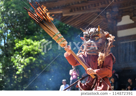 淺小寺鬼舞 拿著火把跳舞的黃魔 114872391