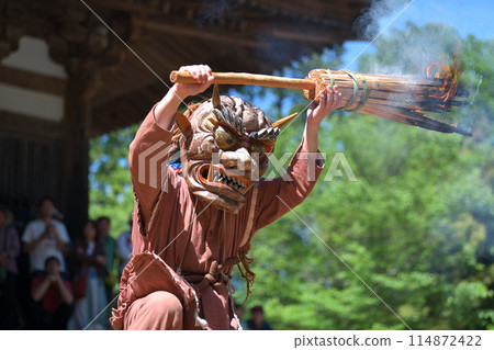 淺小寺鬼舞 拿著火把跳舞的黃魔 114872422