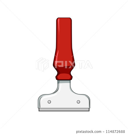 knife paint scraper cartoon vector illustration knife paint scraper cartoon vector illustration 114872688