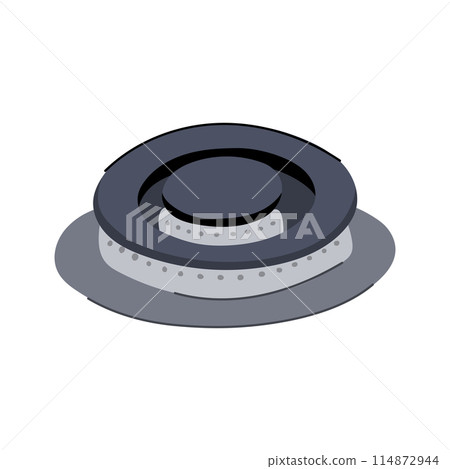 cooker stove burner cartoon vector illustration 114872944