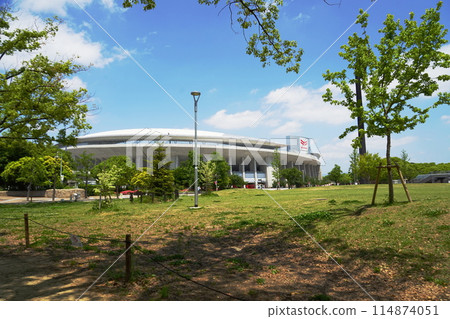長居公園田徑場風景 長居公園田徑場風景 114874051