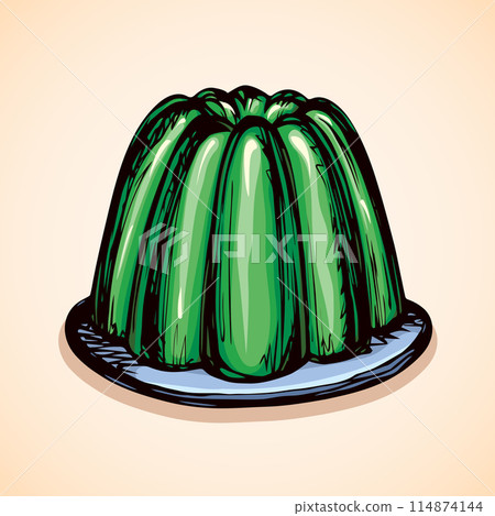 Jelly. Vector drawing 114874144