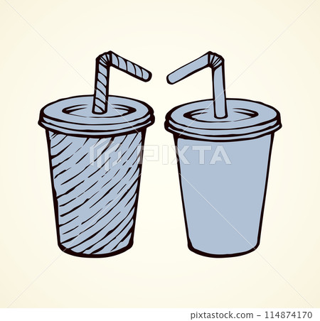 Cocktail. Vector drawing Cocktail. Vector drawing 114874170