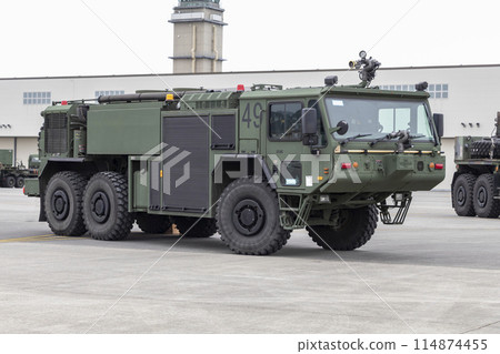 US military large fire engine US military large fire engine 114874455