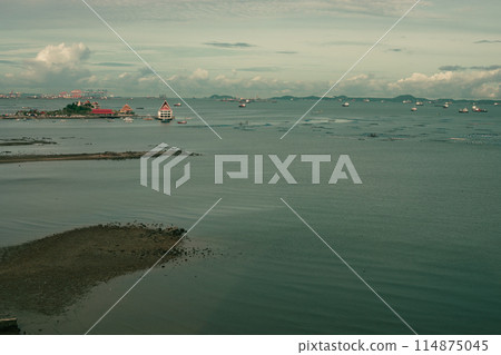 Landscape of Sriracha with sea Landscape of Sriracha with sea 114875045
