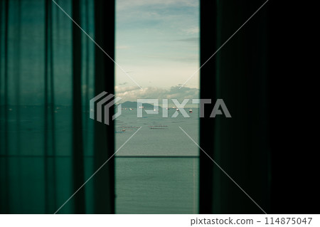 Landscape of Sriracha with sea Landscape of Sriracha with sea 114875047