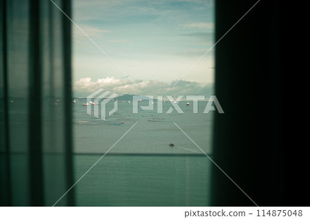 Landscape of Sriracha with sea Landscape of Sriracha with sea 114875048