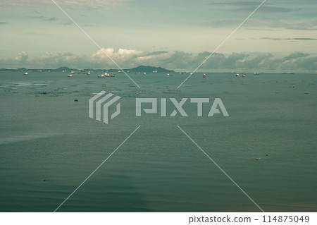 Landscape of Sriracha with sea Landscape of Sriracha with sea 114875049