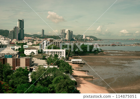 Landscape of Sriracha with sea Landscape of Sriracha with sea 114875051