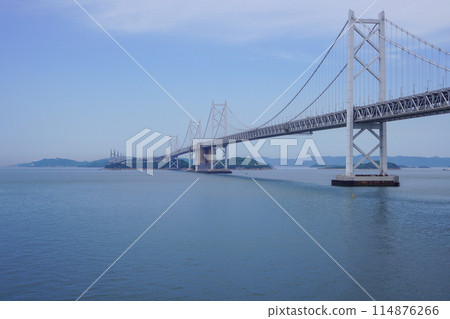 The Great Seto Bridges (mainly the Minami-Bisan Seto Bridge and the Kita-Bisan Seto Bridge) as seen from the Great Seto Bridge Memorial Park The Great Seto Bridges (mainly the Minami-Bisan Seto Bridge and the Kita-Bisan Seto Bridge) as seen from the Great Seto Bridge Memorial Park 114876266
