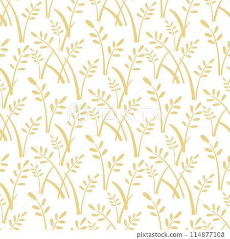Wheat field background illustration Wheat field background illustration 114877108