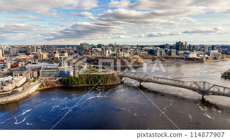 The city of Ottawa from above amazing aerial panoramic view The city of Ottawa from above amazing aerial panoramic view 114877907