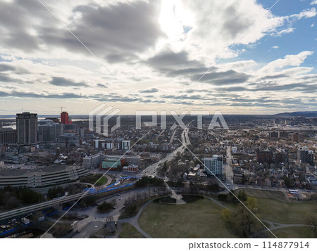 The city of Ottawa from above view over the Quebec side The city of Ottawa from above view over the Quebec side 114877914