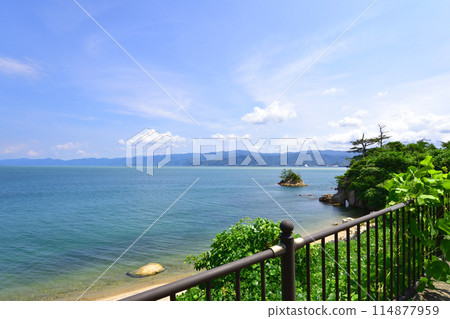 從福井縣敦賀市中心到伊呂濱地區的縣道風景（2022年夏季） 114877959