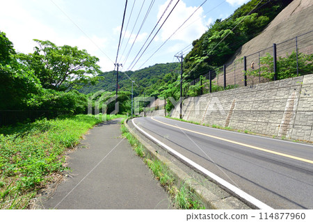從福井縣敦賀市中心到伊呂濱地區的縣道風景（2022年夏季） 114877960